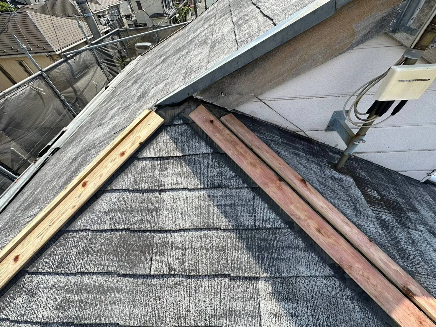 I市で屋根の貫板交換をさせていただきました！
