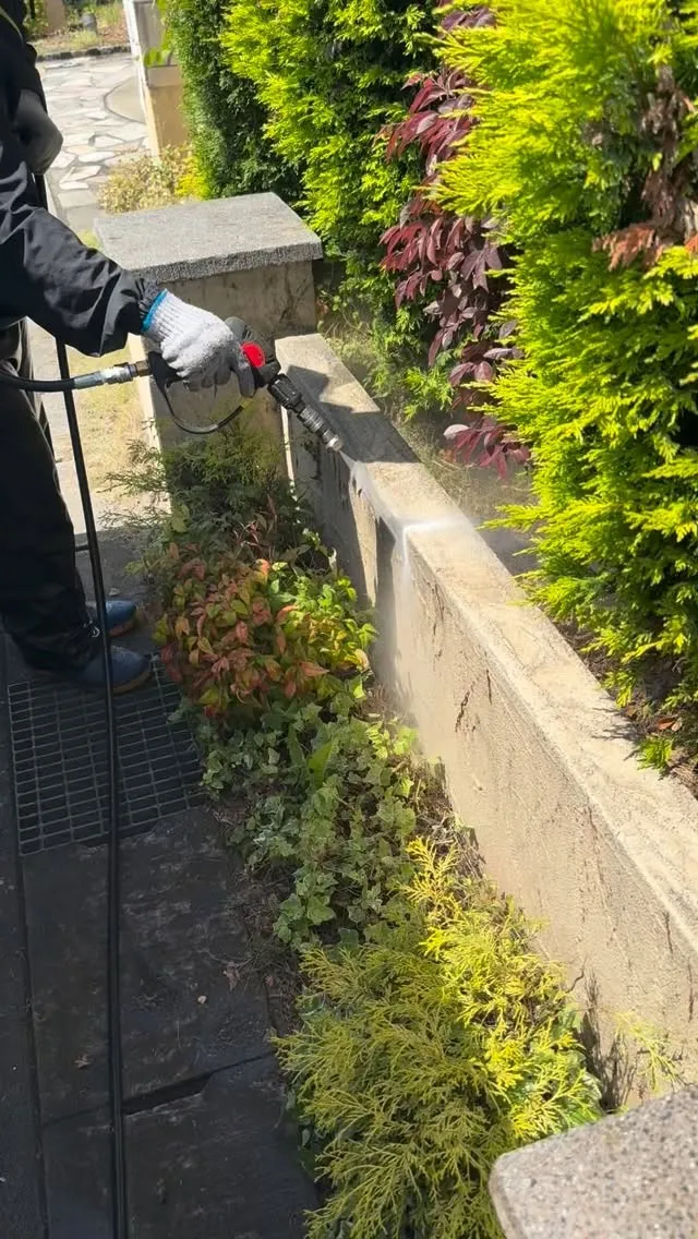 塗装の依頼がない箇所も１日かけて